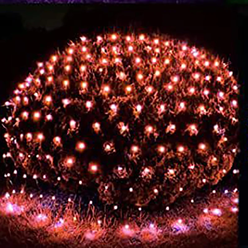1,5x1,5 M 3x2M 6x4M LED malla de red guirnalda de luces guirnalda ventana cortina Navidad Hada luz boda vacaciones luz: Blanco / 41-50 W