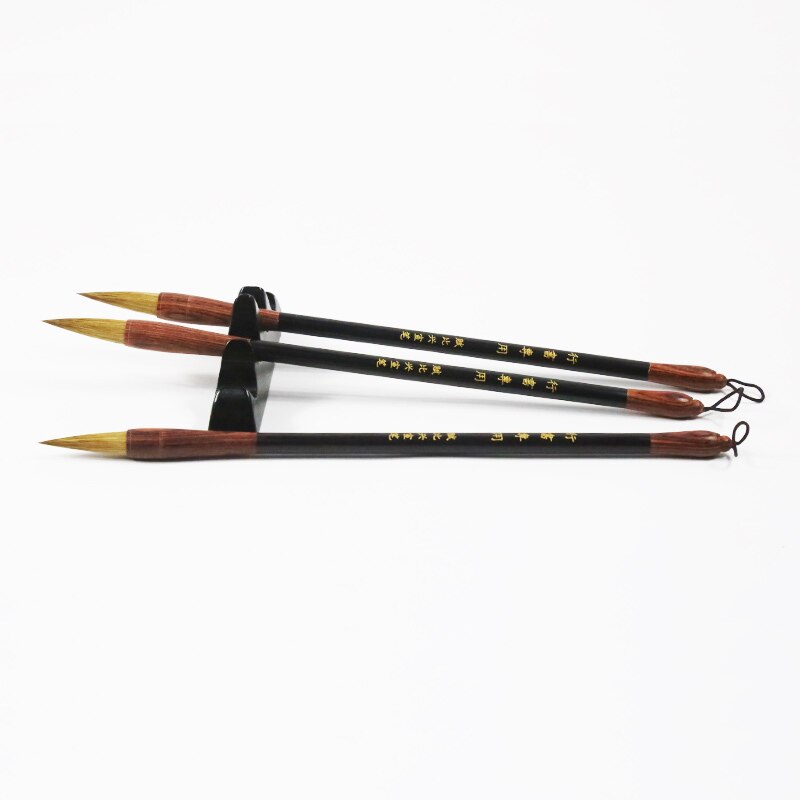 Chinese penseelpen van hoge kwaliteit, huzhou wezelhaar penseelpen, lopend schrift, chinese wolfhaar kalligrafiepenselen, tinta china