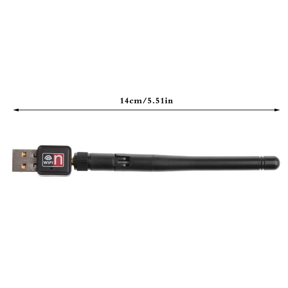150 mbps mini usb 2.0 nätverk lan-kort wifi trådlös adapter med antenn 802.11n/ g/b