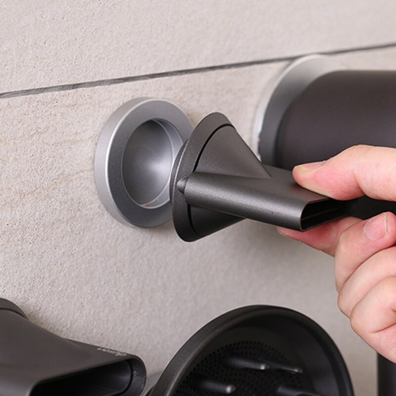 Offre Spéciale Sèche-Cheveux Titulaire pour Dyson Sèche-Cheveux Support Mural Prise De Courant, diffuseur Et buse Boîte De Rangement