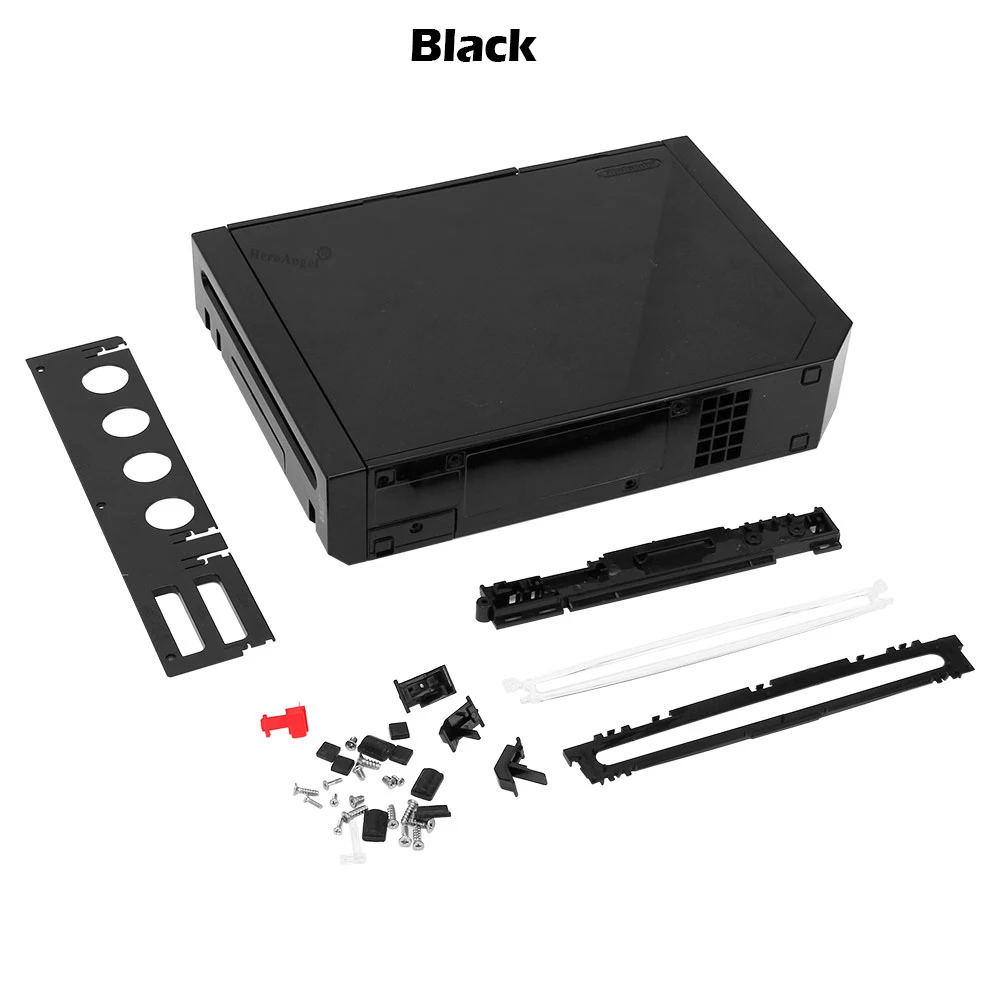 11 Colors Replacement Full Housing Shell Cover Case with Buttons For Wii Game Console Repair Parts: Yellow
