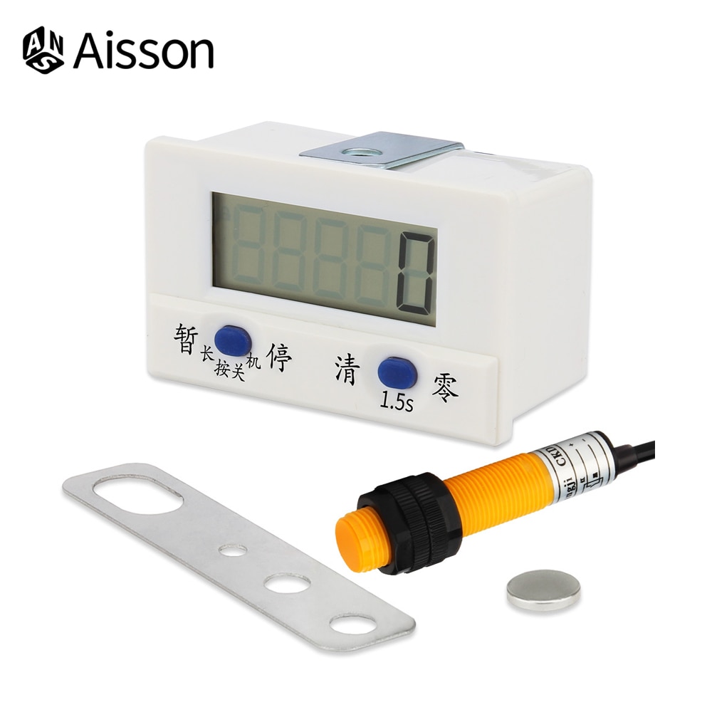 Electronic Digital Display Counter Proximity Magnetic Sensor Switch Punch Automatic Induction Without Battery