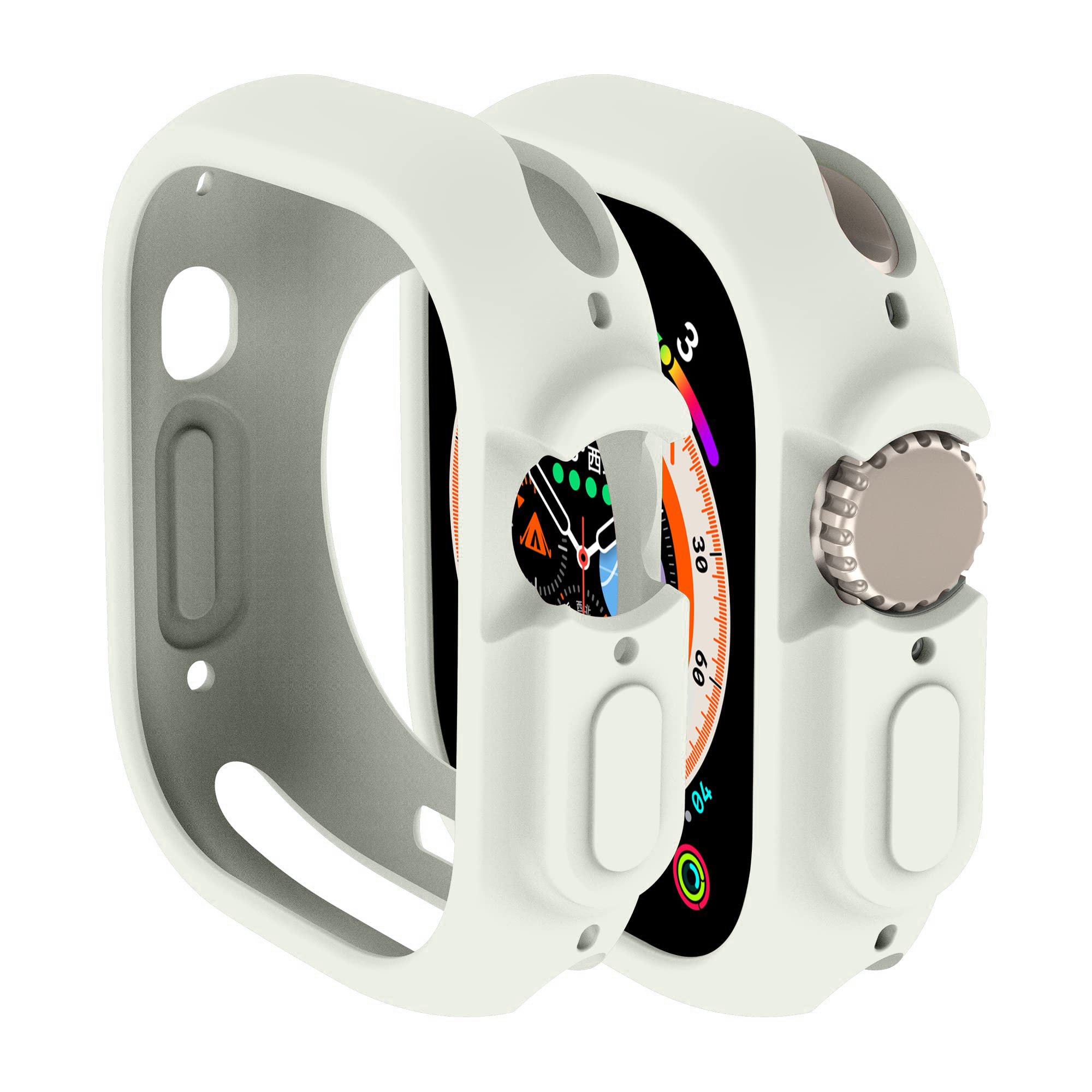 Deksel til eple se ultra 49mm smartklokke beskyttende tpu silikonbeskytter støtfanger tilbehør iwatch serie ultra 49 mm deksel: M39