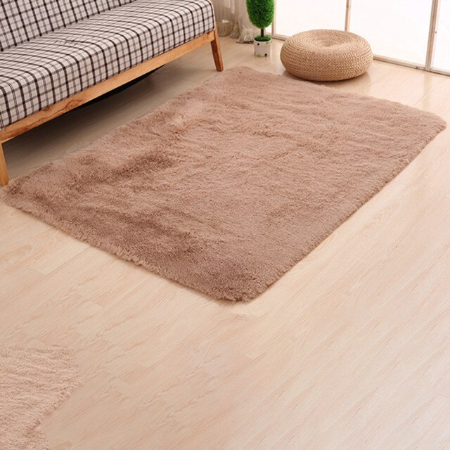 Tapis souple pour salle d'étude, chambre à coucher, couloir, paillasson de sol, salon: Camel / 80x160cm