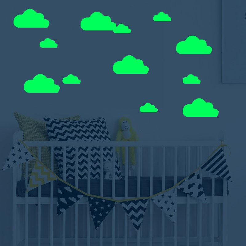 Lichtgevende Muursticker, Mermaid Slaapkamer Decoratie, Cartoon Dierentuin Muur Sticker Voor Kinderkamer, diy Home Decoratie, 29*21 Cm