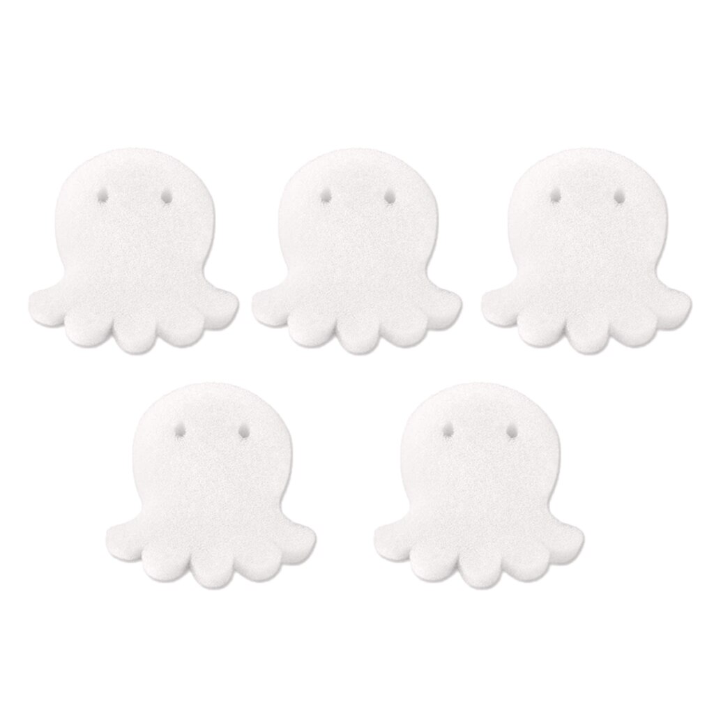 Esponja absorbente de aceite para Spa, esponjas de espuma de pulpo/Estrella, 5 piezas