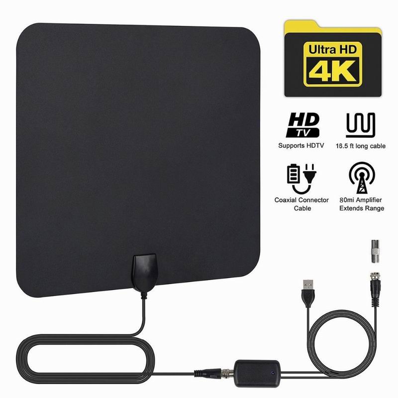 Liser Ultra Hd Digitale Tv Antenne 4K Indoor Universal Signal Booster Geschikt Voor Alle Soorten Van Indoor Tv