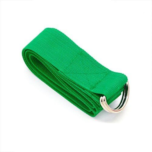 Yoga Stretch Strap 8 voet met Metalen D-Ring verkrijgbaar in meerdere kleuren Beste bandjes voor stretching, flexibiliteit en tractie: green