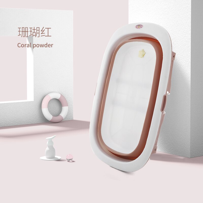 Baby folding bath kids swim tub child portable plastic bath tub