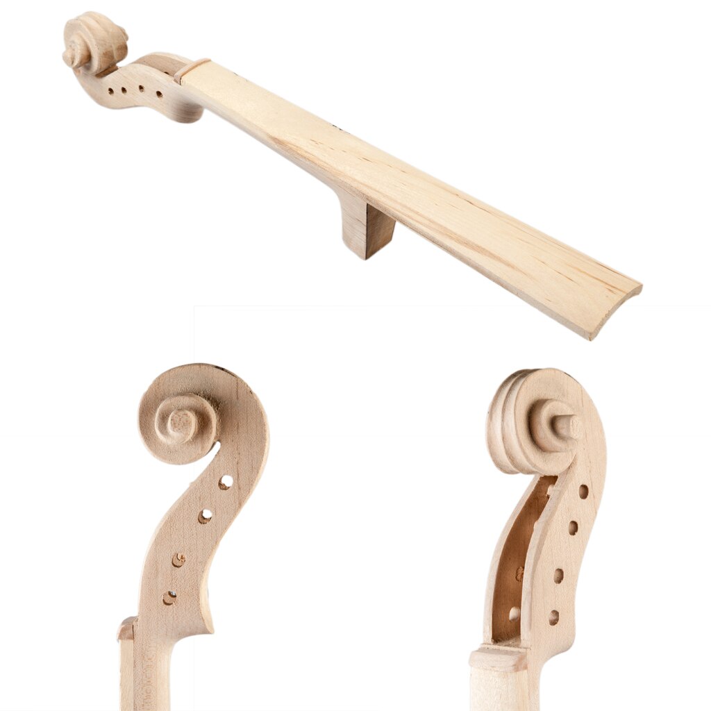 DIY Violin 3/4 Violin DIY Kit Natural Solid Wood Acoustic Violin Fiddle Kit Spruce Top Maple Back Neck Fingerboard