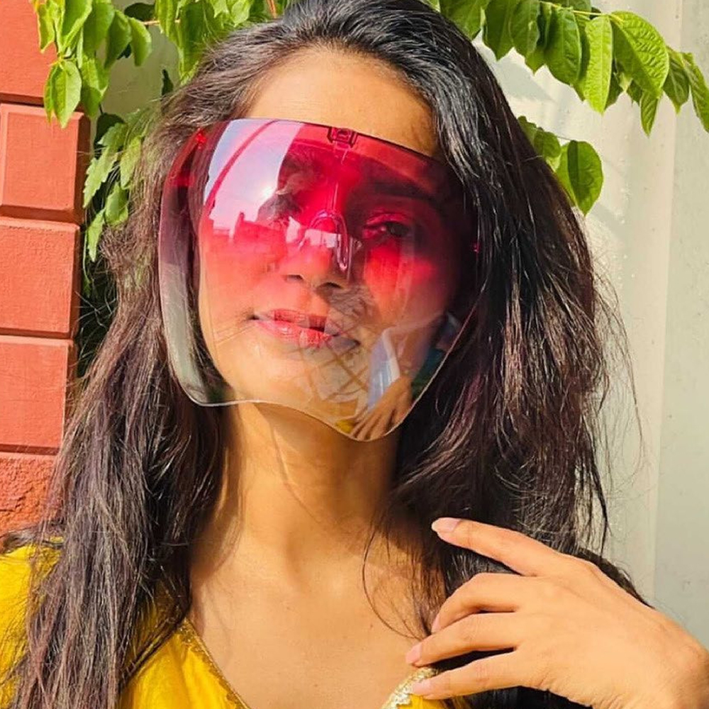 Oversized Faceshield Protective Glasses Goggles Men Women Anti-Spray Mask Protective Anti-Fogging Safety Sunglasses UV400 Shades