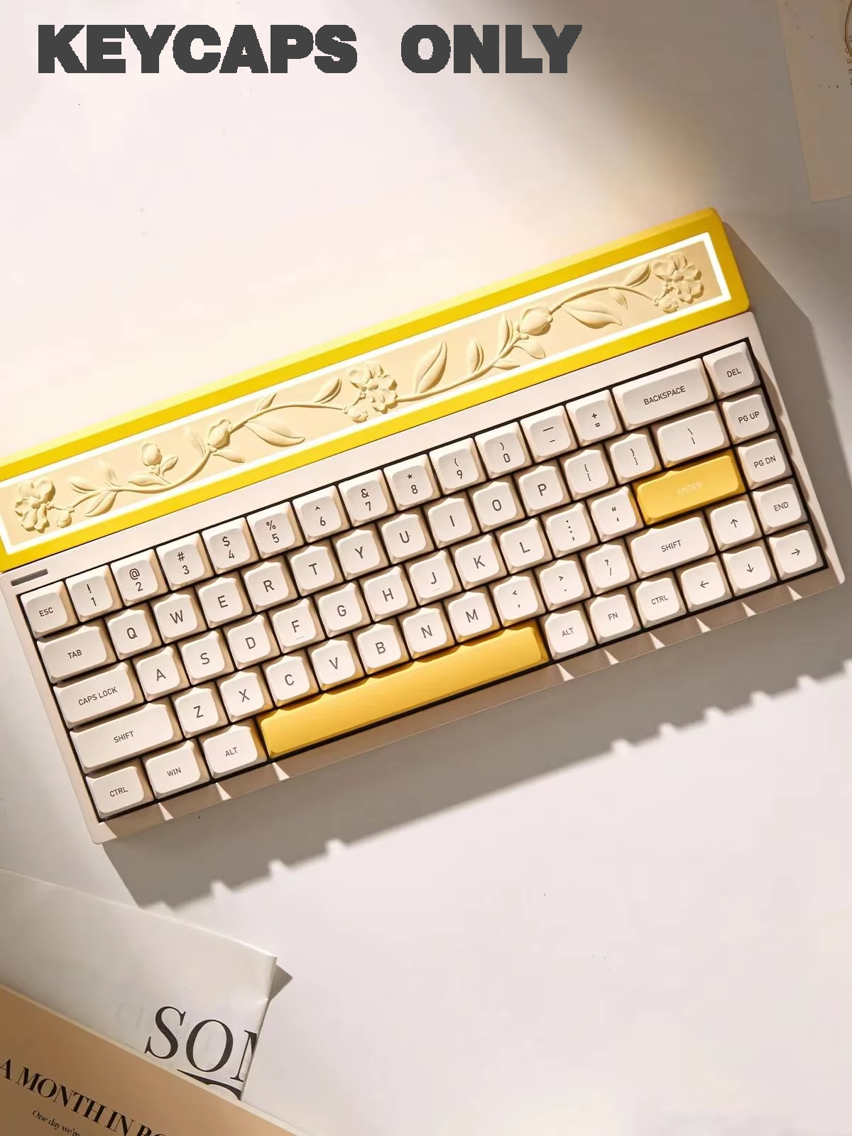 NPKC Cherry Profile Keycaps Anime Keycap PBT Key caps For MX Switch 60% 65% Mechanical Keyboard Caps Wooting 60 MAD 68HE Key cap