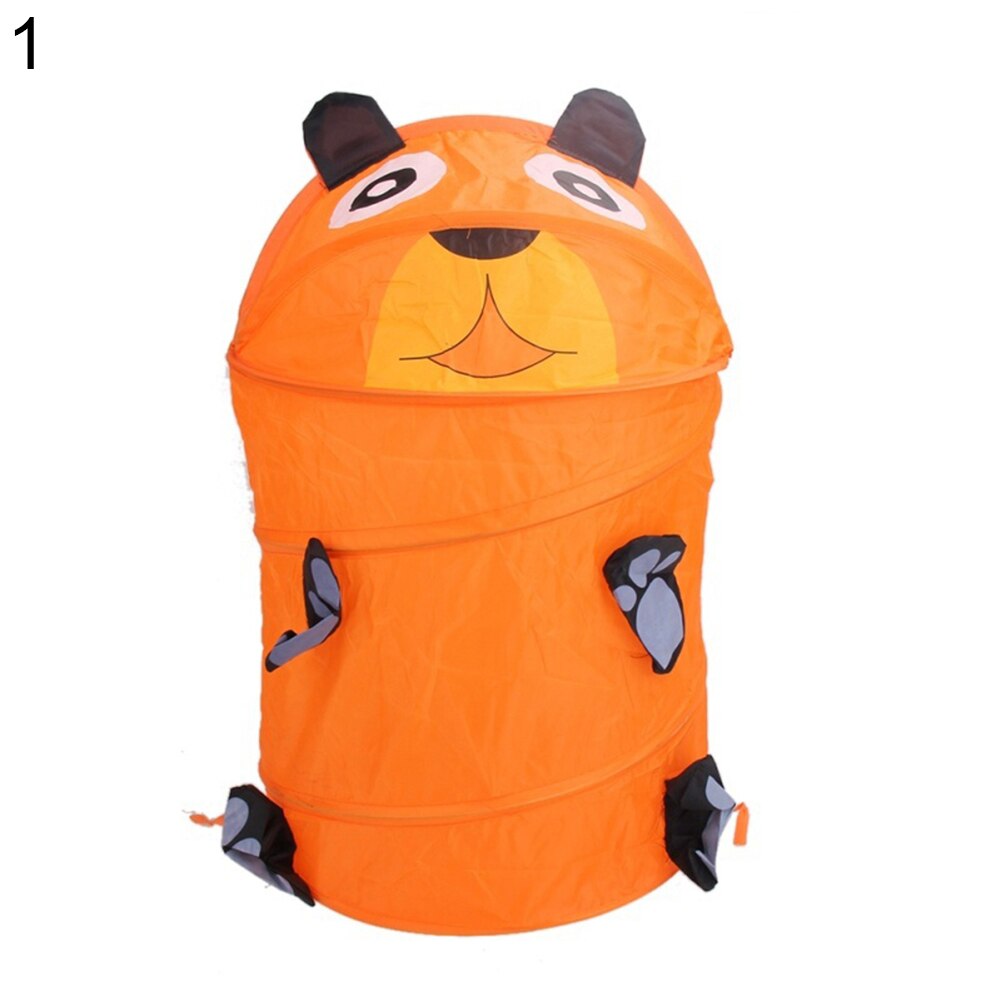 Cute Cartoon Animal Folding Bucket Dirty Laundry Basket Toy Storage Bucket Dirty Clothes Container Foldable Laundry Storage Buck