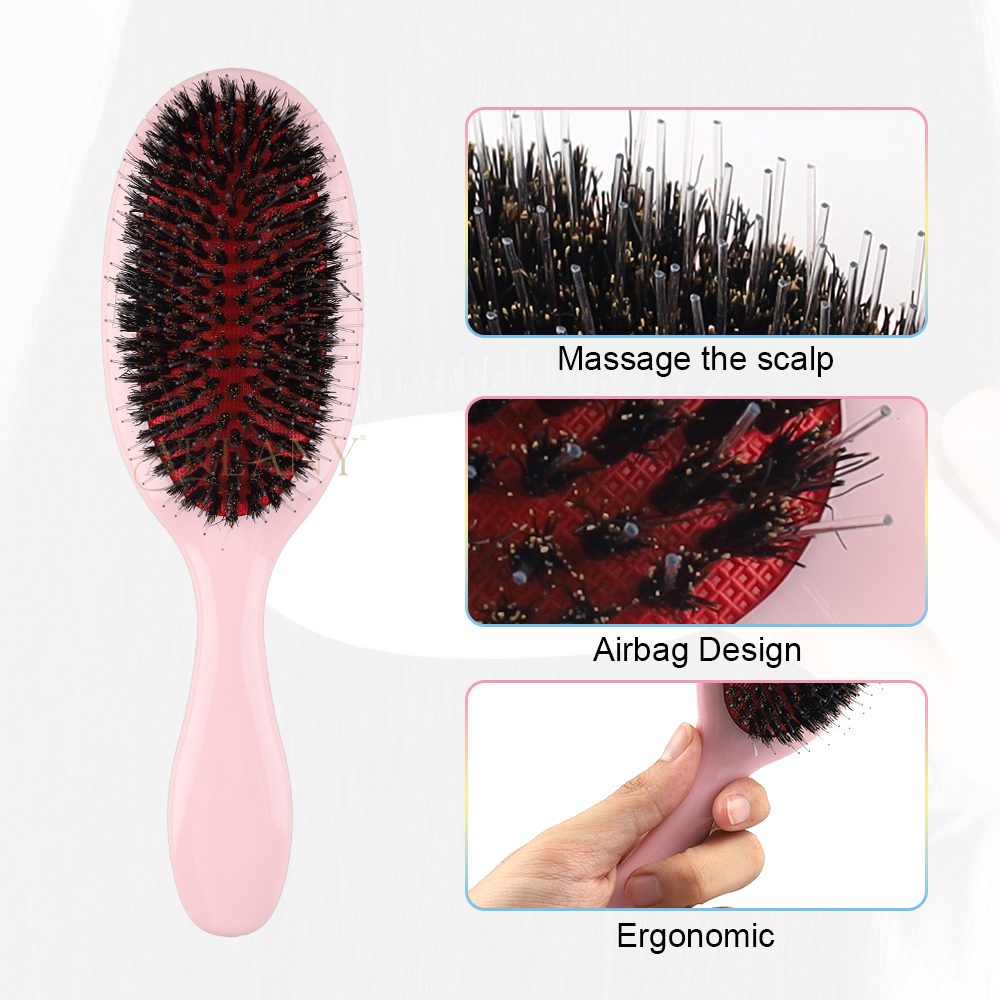 ARLANY-cepillo de pelo con cerdas de jabalí, peine de masaje, herramienta de Peinado, accesorios de salón de belleza, herramienta para extensiones de cabello de peluquería