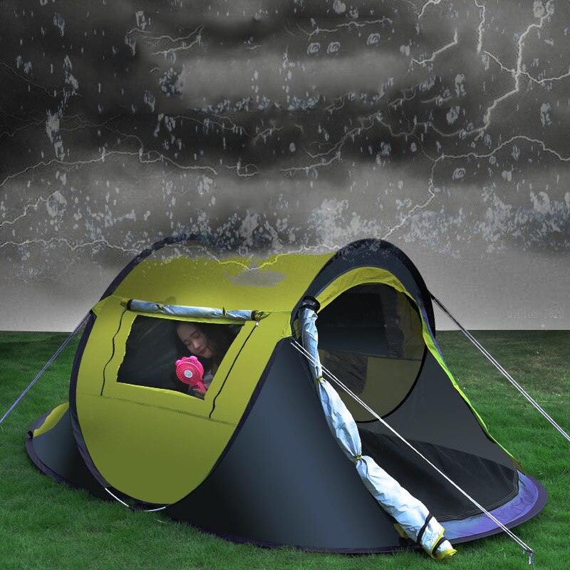 Camping Pop Up Tent Waterdicht Past 2-3 Personen Draagtas Inbegrepen