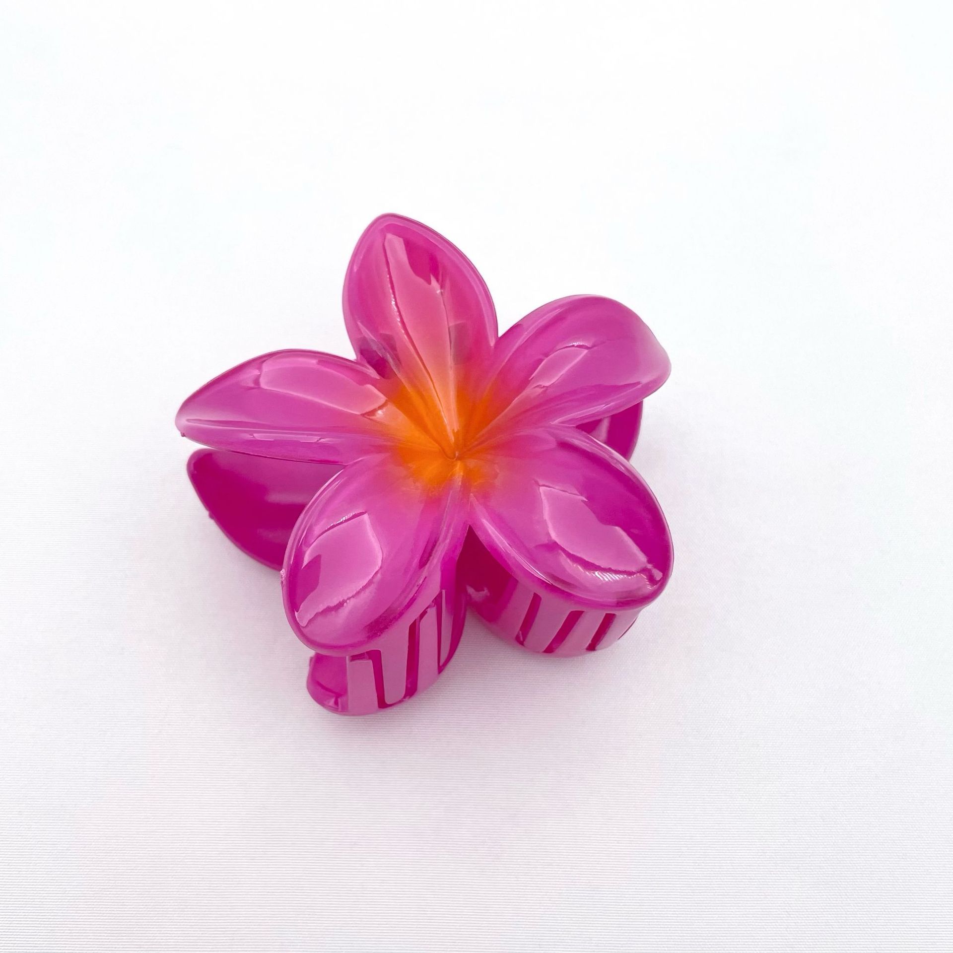 Vacation Egg Flower Hair Clips Hawaii Beach Claws Bohemian Hairpin for Girls: Blue
