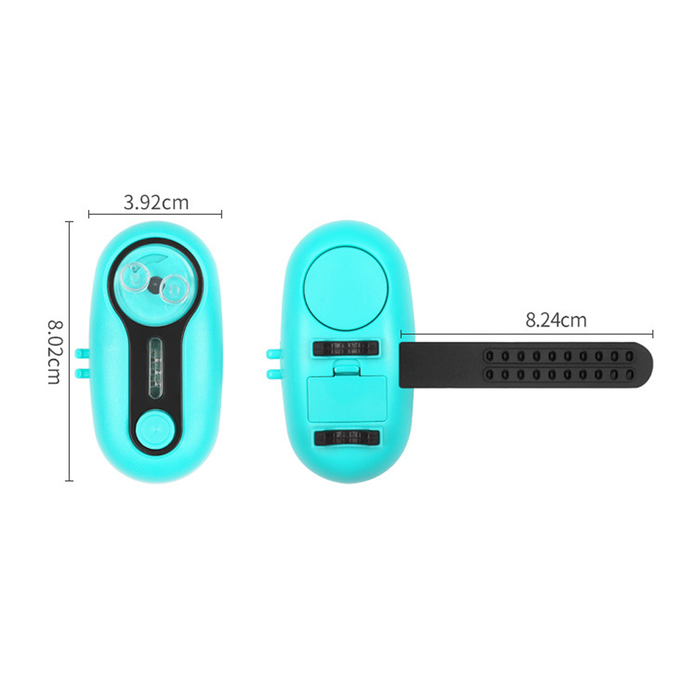 Karpervissen Alarm Indicato Bite Bait Elektronische Zoemer Alarm Zee Hengel Geluid Licht Alarmen Indicator Sirene Pole Tip Clip Bell Tool: Bruin