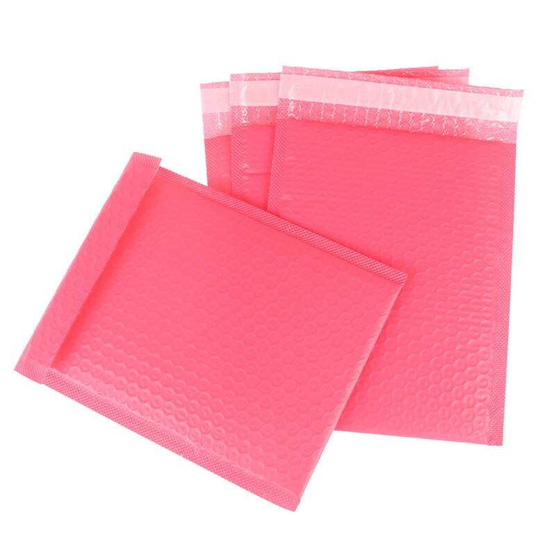 10 sztuk różowa koperta bąbelkowa folia piankowa wysyłka torebka wysyłkowa koperta bąbelkowa koperty na opakowanie na prezenty 173*230mm