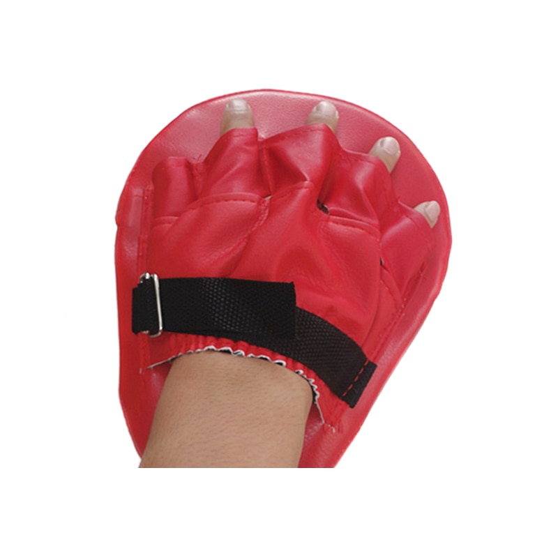 Popular 1 Pza PU mano Objetivo 5 dedos Mitt foco almohadilla de perforación para Karate boxeo Thai Martial HV99
