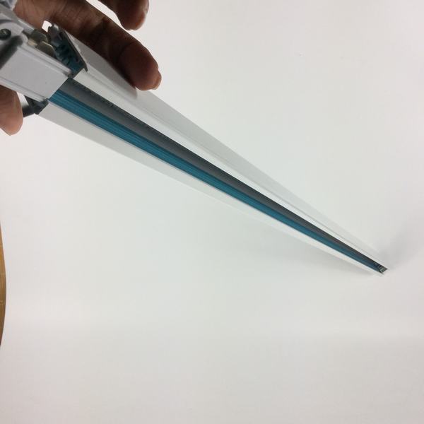 Europese 50 cm 100 cm LED Track Light Rail Bar 4 Draden 3 Fase Zwart/Wit Aluminium Spoor lamp accessoires Connector Een door Een