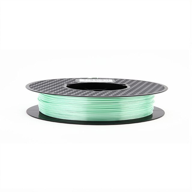 PLA włókno jedwabne 1.75MM 250g błyszczące PLA 3D drukarki Filament 0.25kg jedwabna tekstura PLA 3D DIY materiały do drukowania kolor Dropshipping: Light green 250g