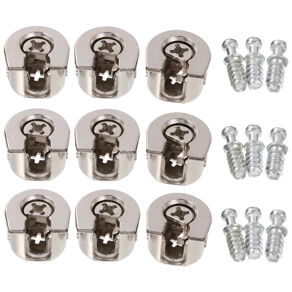 10 Pcs Excentrieke Fittings Kast Connector Meubels Connector Schroef-In Ankers