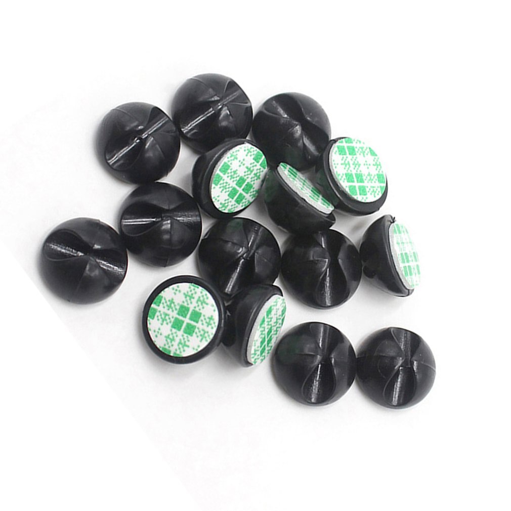 Car Desk Wall USB Wire Cable Line Fastener Clip Clips Holders Organizer Retainer Clamp Clamps Tie Lines Fixed