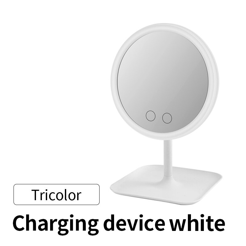 Sminkspegel med led-ljus sminkbord spegel skönhetsring ljus spegel skönhetsverktyg skönhetsverktyg för fotofyllning lampor smal: 2