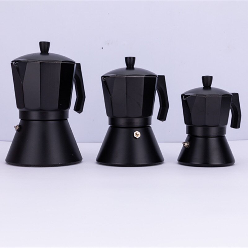Aluminum Italian mocha coffee pot home electromagnetic coffee machine Italian drip pot pour over coffeemaker turkish coffee pot