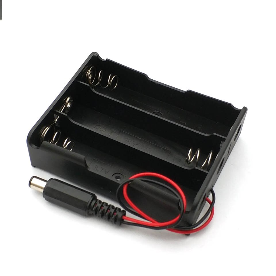 Power Bank 18650 Batterij Houder Plastic Batterij Houder Storage Box Case Voor 3X18650 Met DC5.5 * 2.1mm Power Plug