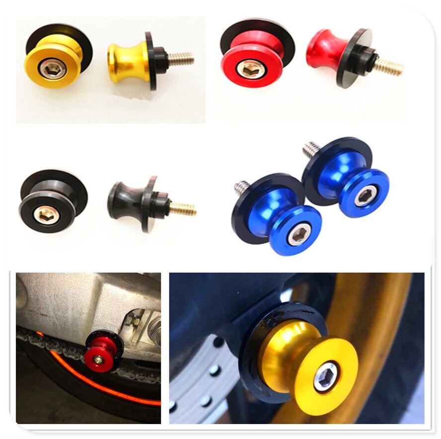 motorcycle 6mm 8mm 10mm swing arm Spool Sliders Swingarm Spool slider for SUZUKI GSXR600 GSXR750 B-KING GSXR1000 GSXR600