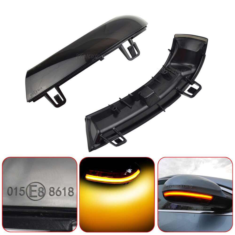 Dynamisk blinker spejl lys blinklys led til volkswagen passat  b6- typ 3c 2005 prefacelift  b5.5- typ 3bg 2001-2005