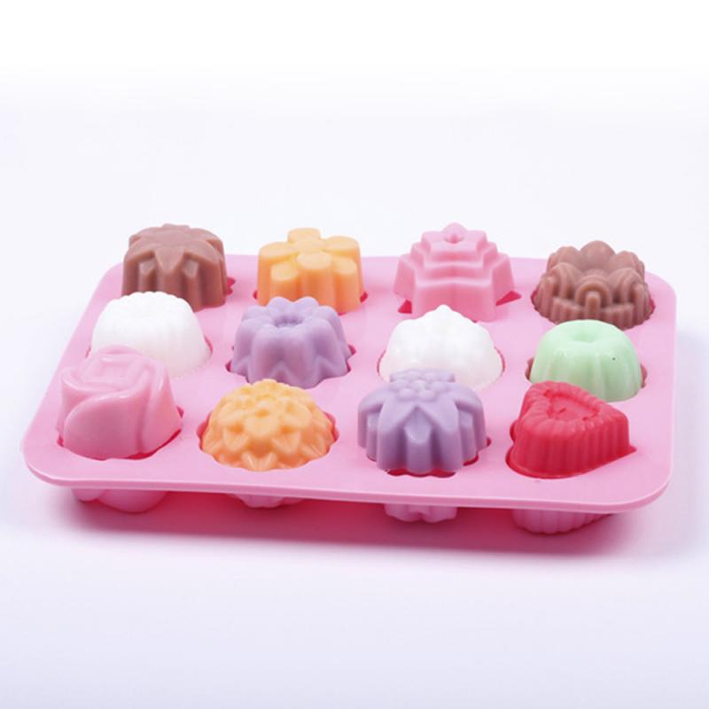 3D Cake Bakvorm Siliconen Zeep Mal Chocolade Levert Jelly Bakken Pan Tray Mallen Candy Diy Maken Tool Cake Decor: Default Title