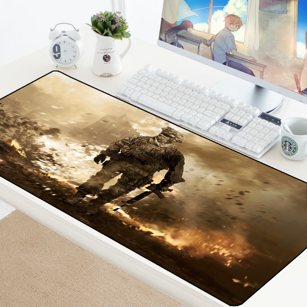 Gaming Mouse Pad Notebook Computer Mousepad Large XL Rubber Desk Keyboard Mouse Pads Mat Gamer Office Tablet for Call of Duty 3