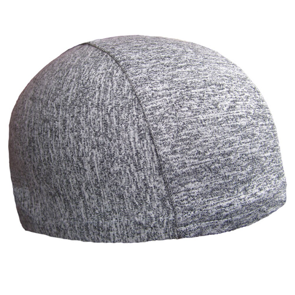 Unisex de secado rápido transpirable sombrero casco de motocicleta gorra interior de carreras gorro gorra bajo casco motocicleta máscara facial engranajes de protección: Gris
