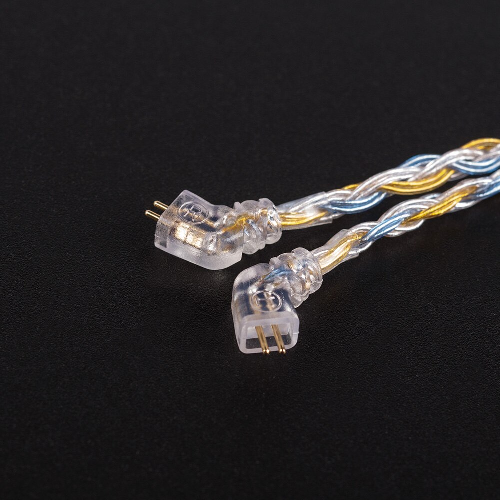 AK KBEAR 16 Core Upgraded Silver Plated Copper Cable 2.5/3.5/4.4MM With MMCX/2pin/QDC TFZ Connector For KZ ZS10 ZSN Pro AS16 ZSX