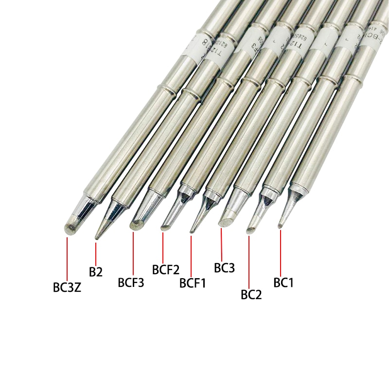 T12 BC1 series Soldering Solder Iron Tips T12 Series Iron Tip For Hakko FX951 STC AND STM32 OLED Electric Soldering Iron