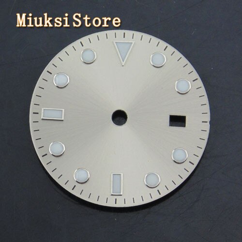 Esfera de reloj luminosa estéril de 28,5mm, ajuste del movimiento NH35, 1 ud.: Style 5