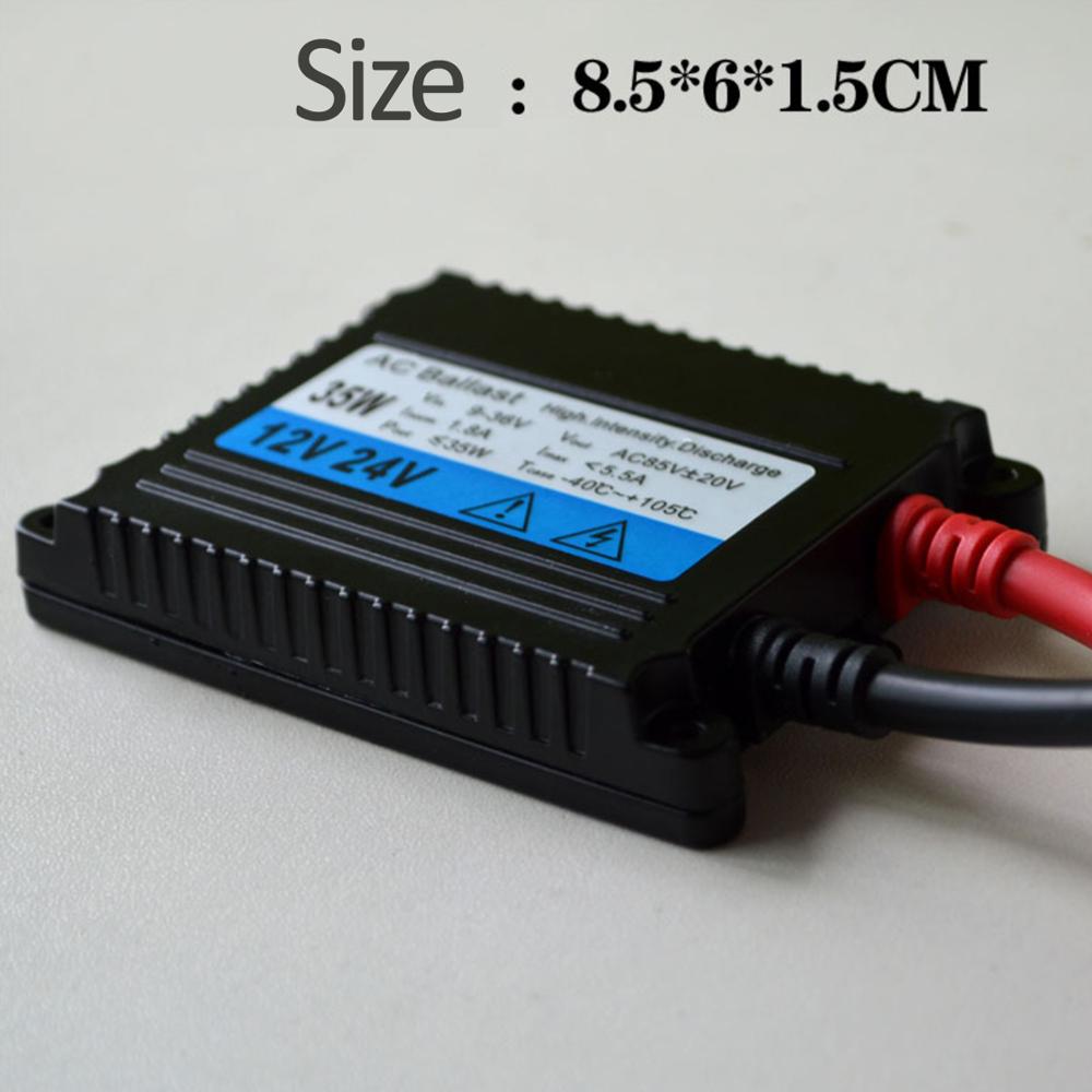 KEMAUTO 2PCS Xenon Digital Slim Xenon Ballast 35W 55W 12V 24V HID Blocks Ignition Electronic Ballast Car Light Control Module