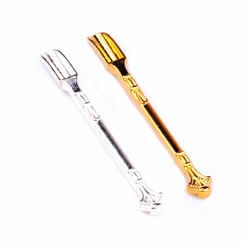 Cuillère à priser en alliage d&#39;aluminium, pelle cuillère à médicaments pour mélanger le café ou le thé bouteille de reniflard accessoires de cuisine pour fumer 1 pièce