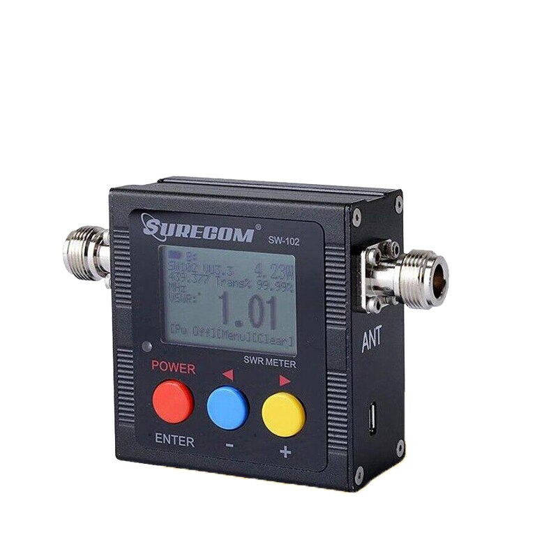 SW-102 125-525 Mhz Digital VHF/UHF Power SWR Meter SURECOM For Two Way Radio: SW102N  No adapter
