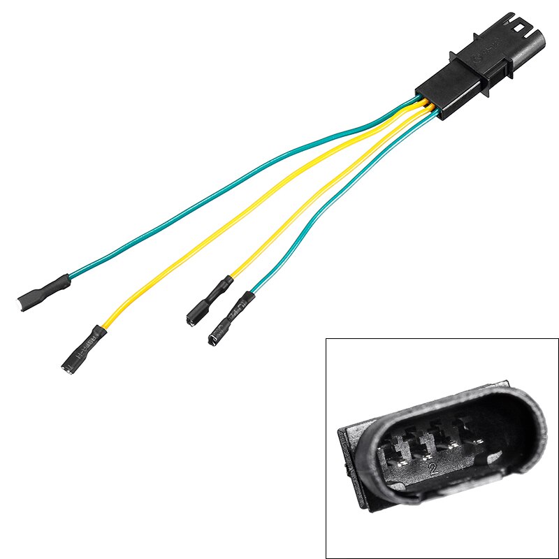 4Pins 12V Side Mirror Heating Function Connector Cable Wire for-BMW X5 F10 Electric Heated Wing Mirror