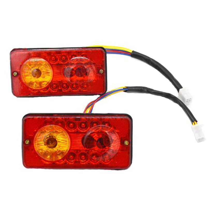 1Pcs 12V DC LED Rear Tail Lights Brake Turn Signal Reverse Lamp For Electric-Tricycle