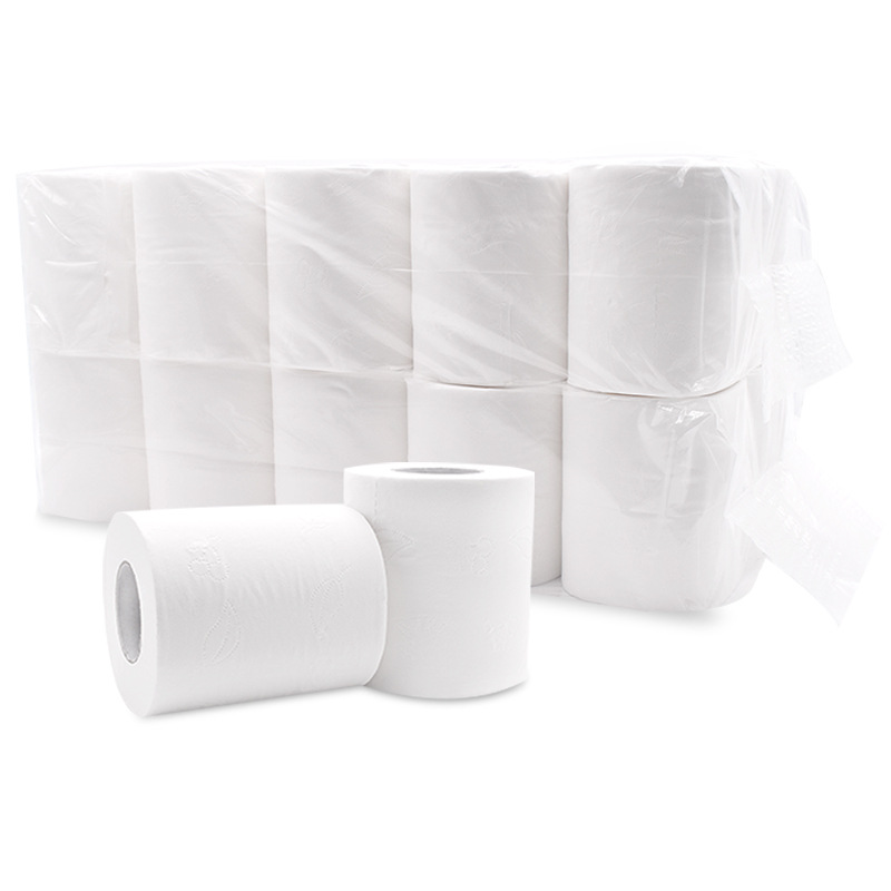 10 Rolls Skin-friendly Paper Towels Toilet Tissue 4 Layer Toilet Tissue Home Bath Toilet Roll toilet paper Soft Toilet Paper