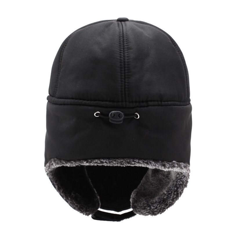 Gorro de alpinismo y Pesca para hombre y mujer, gorro de esquí de terciopelo grueso con protección para las orejas, a prueba de viento, unisex