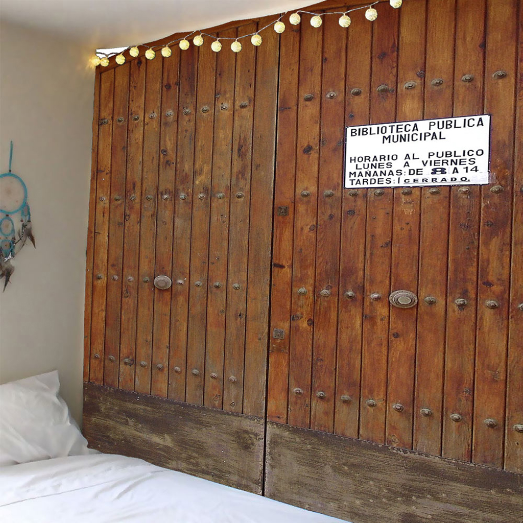 Waterproof Tapestry - Product Series 3D Picture Wall Hanging Decor 150x130cm Indoor Outdoor Pictures Mural Product Series: 11 Dots Door 150x1