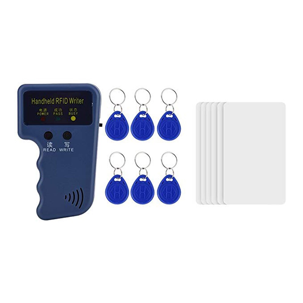 Handheld 125KHz RFID ID Karte Kopierer Writer Duplizierer Programmer Reader Code Beschreibbare EM4305 ID Keyfobs Tags Karte Schlüssel Karten