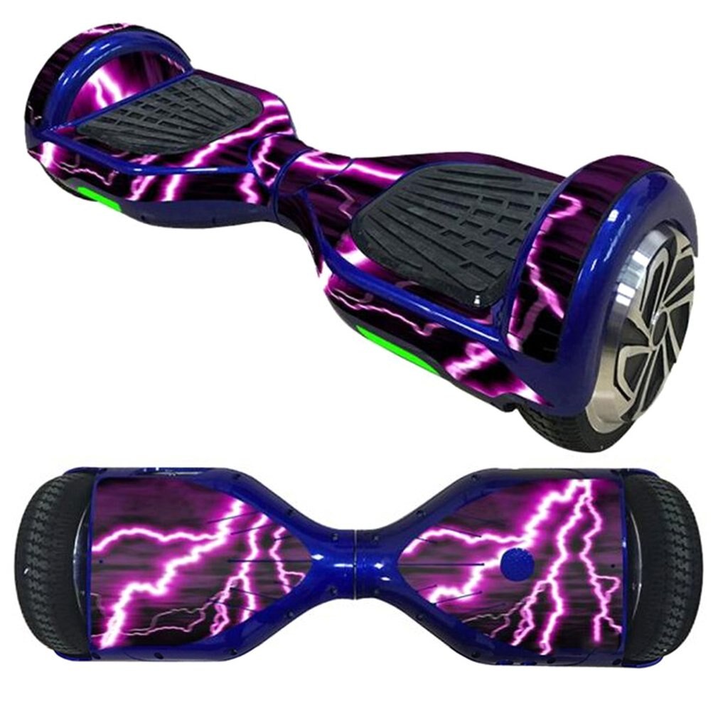 6.5 inch zelfbalancerende elektrische scooters wielbord beschermende pvc hoes huid sticker klassieke hoverboard auto decoratie: Duidelijk