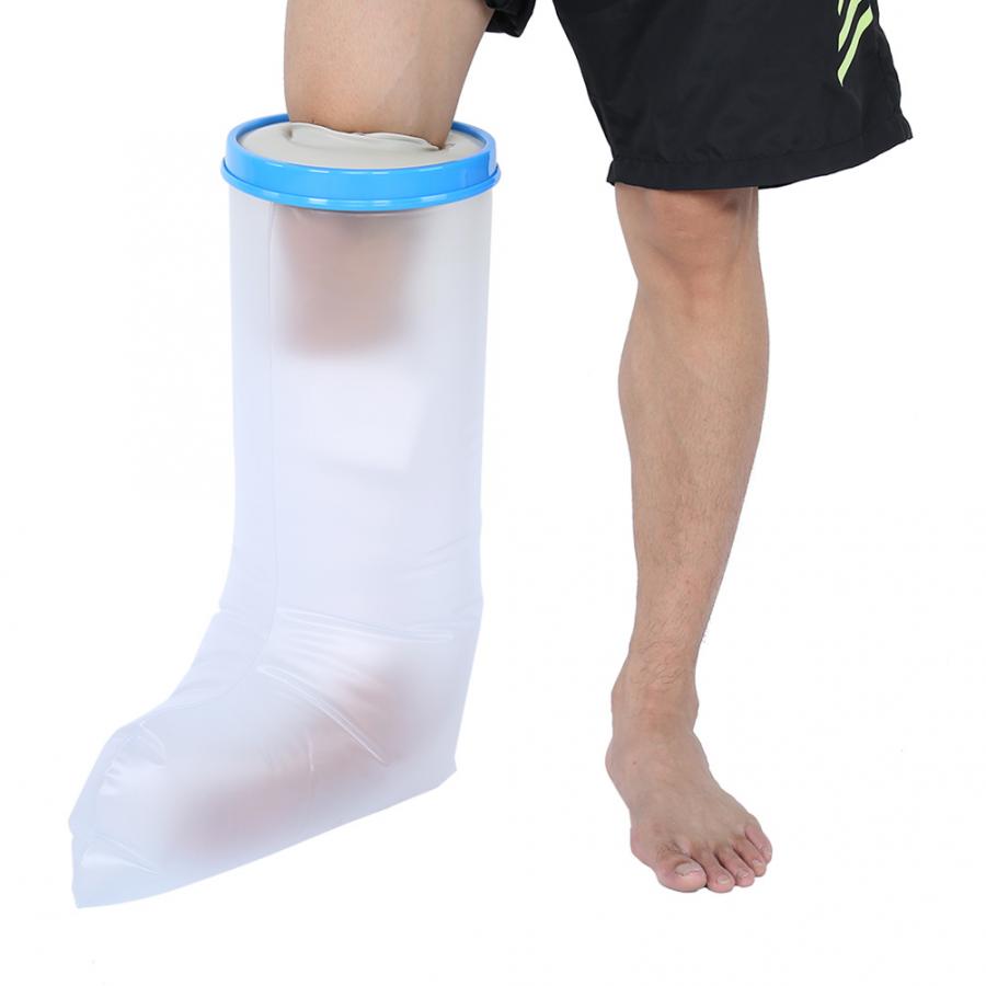 Protector de vendaje fundido impermeable ajustable para adultos, Protector de rotura de heridas, rodilla, muslo, pantorrilla, mano, brazo, cubierta de tobillo para ducha, Corrector: Calf