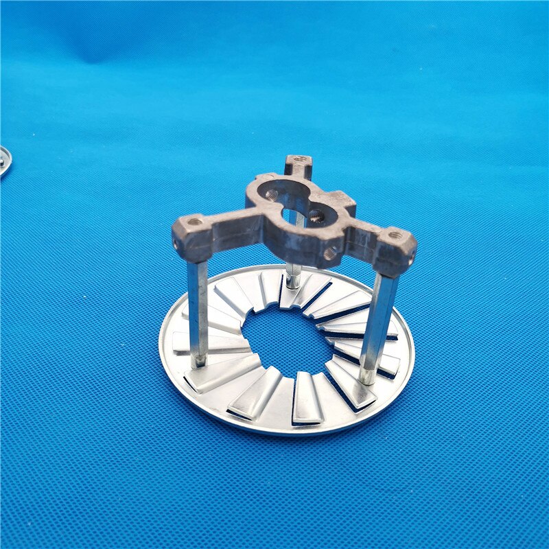 OD102mm Waste Oil Burner Flame Ring for Burner Methanol BT26 Burner stabilizer for diesel fuel boiler combustion fire flame ring: YELLOW